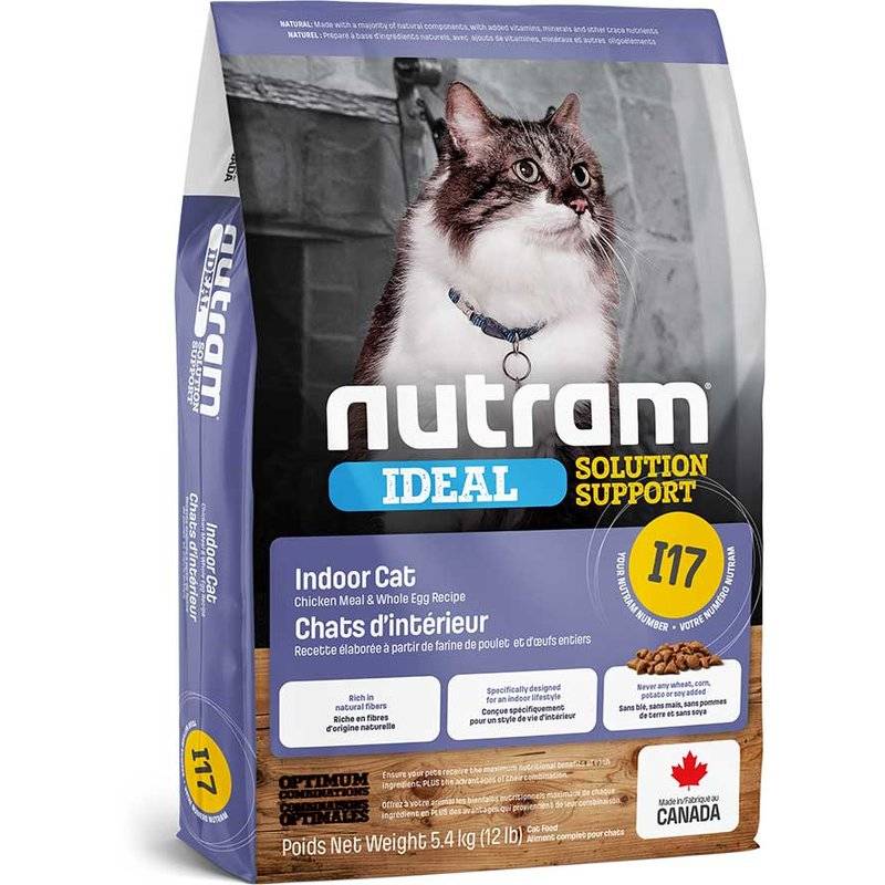Nutram I17 Ideal Solution Support IndoorShedding Cat -... (14,12 € pro 1 kg) von Nutram