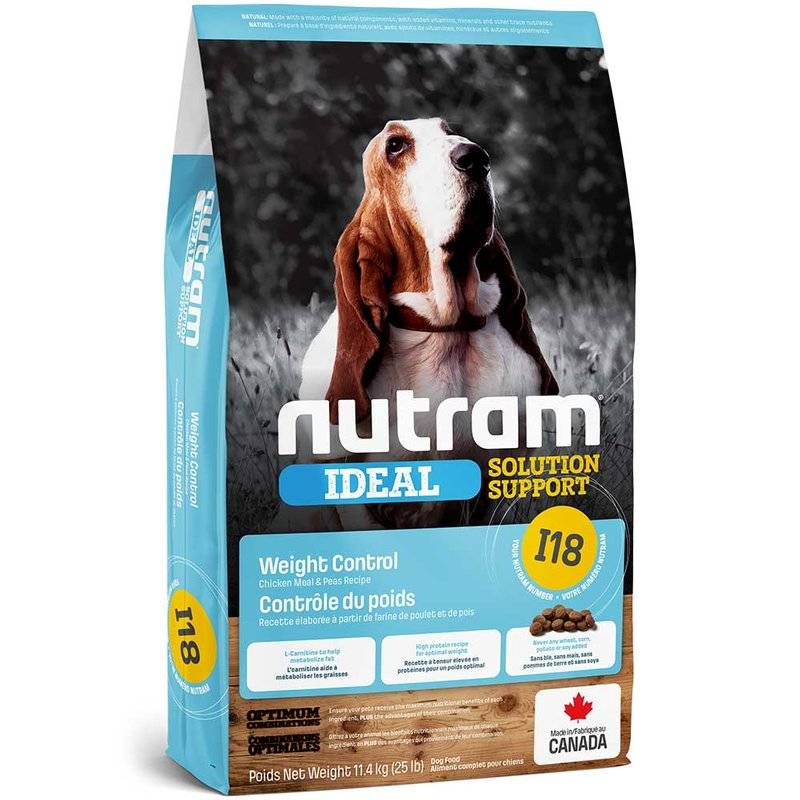 Nutram I18 Weight Control Dog - 11,4 kg (5,96 € pro 1 kg) von Nutram