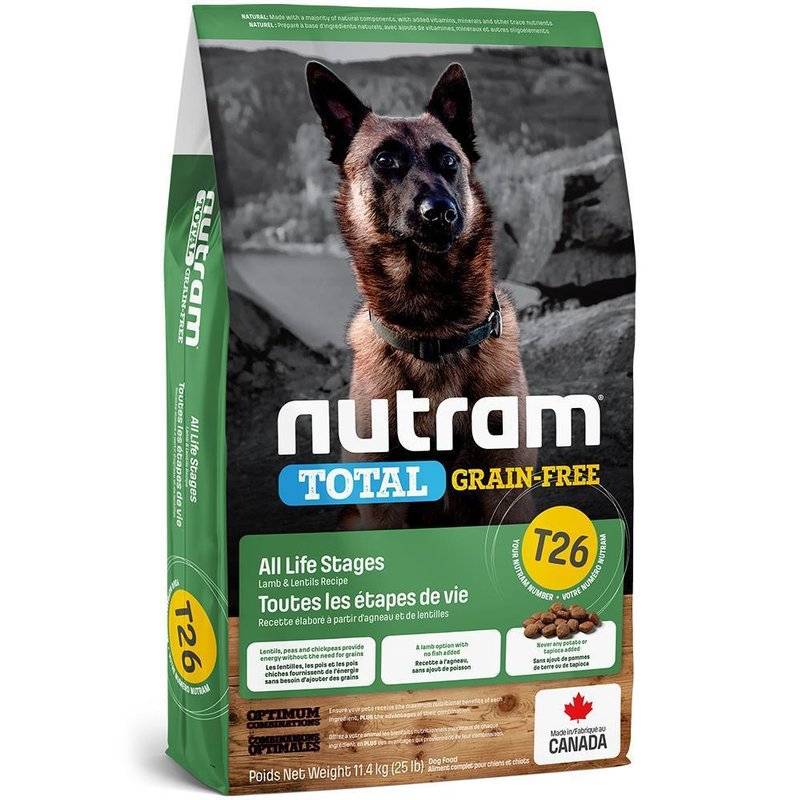 Nutram Total Grain Free T26 Lamm & Gemüse - 2 kg (12,48 € pro 1 kg) von Nutram