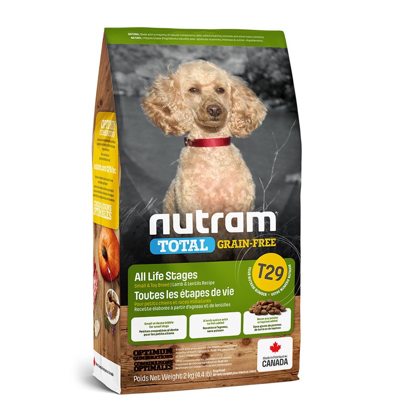 Nutram Total Grain Free T29 Lamm & Linsen 2 kg (12,45 € pro 1 kg) von Nutram