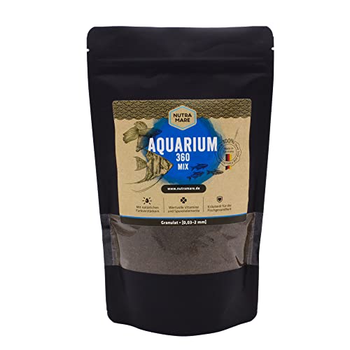 Nutramare Aquarium360 Mix 750ml | Hochwertiges Fischfutter für Zierfische mit Spirulina von Nutramare