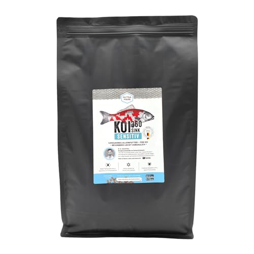 Nutramare Koi360 Sensitiv Sink 4,5 kg | Sinkendes Koifutter für Herbst und Winter, hochverdaulich mit Wheat Germ, Vitaminen und Gesundheitsförderern Nutramare Koi360 Sensitiv Sink 4,5 kg | Sinkendes Koifutter für Herbst und Winter, hochverdaulich mit Wheat Germ, Vitaminen und Gesundheitsförderern von Nutramare