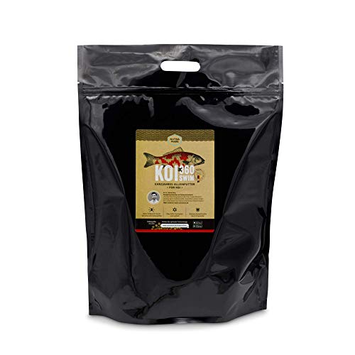 Nutramare Koi360 Swim 4,5 kg Frühjahr-Wachstumsfutter | Ideales Wachstum durch 40% Protein, Spirulina für Intensive Farben, Koifutter von Nutramare