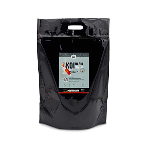 Nutramare KoiBasic 4,5kg | Schwimmendes Koi-Fischfutter für Frühjahr & Sommer | Mit Lachsöl & Montillit Aktivton | Ganzjahresfutter von Nutramare