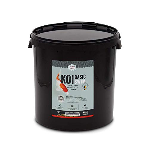 Nutramare KoiBasic 8,5kg | Schwimmendes Koi-Fischfutter für Frühjahr & Sommer | Mit Lachsöl & Montillit Aktivton | Ganzjahresfutter von Nutramare