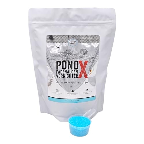 Nutramare PondX Fadenalgen-Vernichter 1,2 kg | Gegen Algenwachstum und Fadenalgen für Gartenteiche und Schwimmteiche, Phosphatfreie Algenbekämpfung, Schont Teichbewohner Nutramare PondX Fadenalgen-Vernichter 1,2 kg | Gegen Algenwachstum und Fadenalgen für Gartenteiche und Schwimmteiche, Phosphatfreie Algenbekämpfung, Schont Teichbewohner von Nutramare