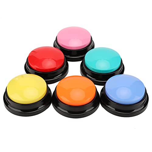 NutriEss 6pcs Dog Record Button Multifunction Portable 30 Seconds Record Talking Buttons for Cats Dogs Pets NutriEss 6pcs Dog Record Button Multifunction Portable 30 Seconds Record Talking Buttons for Cats Dogs Pets von NutriEss