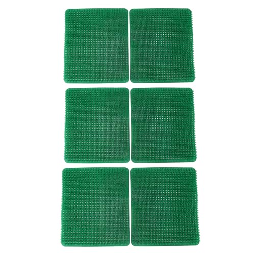NutriEss Chicken Nesting Box Pads PE Chicken Nesting Pads Hen Nest Mats 6 Pcs Black Egg Laying Accessory Comfortable Bedding for Coop (Green) von NutriEss