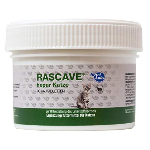 NutriLabs 90 Kautabletten Rascave Hepar Katze von NutriLabs