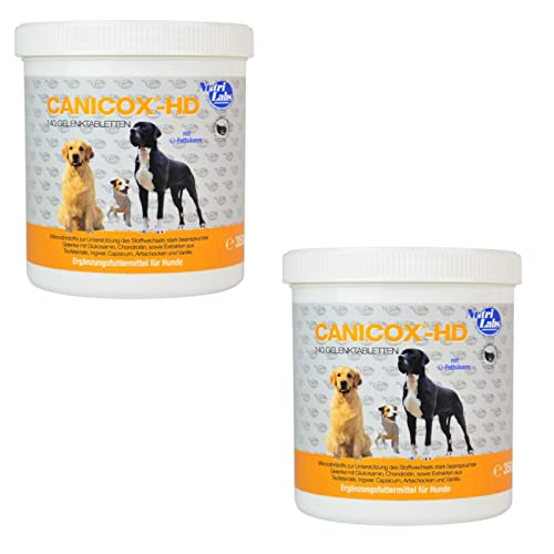 NutriLabs Canicox HD bei Gelenkserkrankungen für Hunde - Doppelpack - 2 x 140 Tabletten von NutriLabs