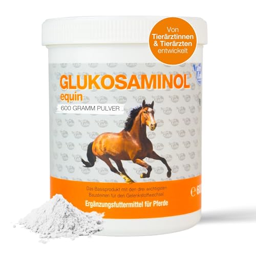 NutriLabs Glukosaminol® equin Gelenk-Pulver für Jung-Pferde 600 g - mit Glucosamin & Magnesium Pferd - Glucosamin Pulver - Pferde-Nahrungsergänzungsmittel - Gelenknahrung für Pferde von NutriLabs