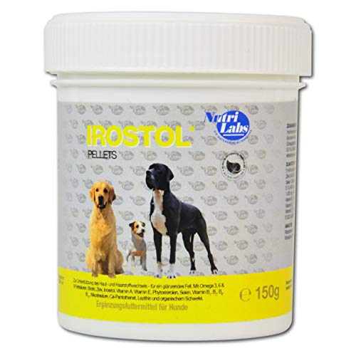 NutriLabs Irostol Ergänzungsfuttermittel Pellets für Hunde, 1er Pack (1 x 500 g) von NutriLabs