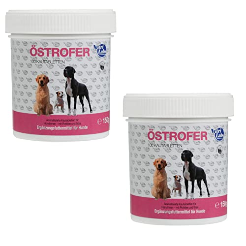NutriLabs Östrofer für Hunde zur Unterstützung des Hormonhaushaltes - Doppelpack - 2 x 100 Stück von NutriLabs