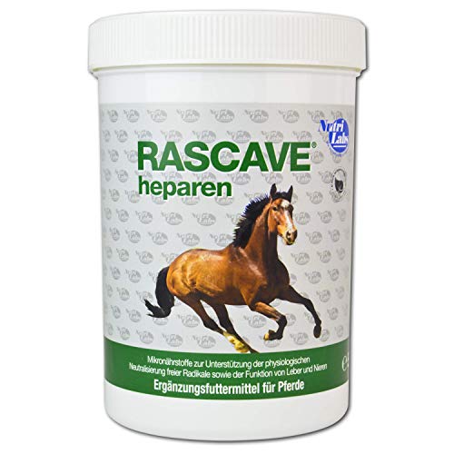 NutriLabs Rascave® heparen Pulver für Pferde 500 g - Mariendistel Pferd - Pferd-Nahrungsergänzung - Gesundheitsprodukte für Pferde - Nahrungsergänzung Pferde Leber - Pferde Nierenkräuter von NutriLabs