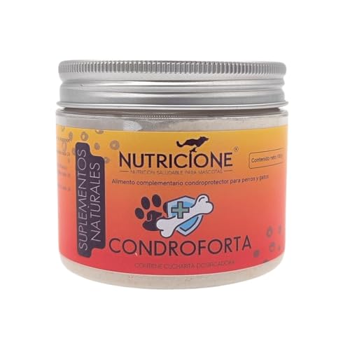 Nutricione Chondrofort 100 g für Hunde und Katzen | Natürliches Gelenkergänzungsmittel | Glucosamin | Chondroitin, Kollagen und Omega 3 Nutricione Chondrofort 100 g für Hunde und Katzen | Natürliches Gelenkergänzungsmittel | Glucosamin | Chondroitin, Kollagen und Omega 3 von Nutricione
