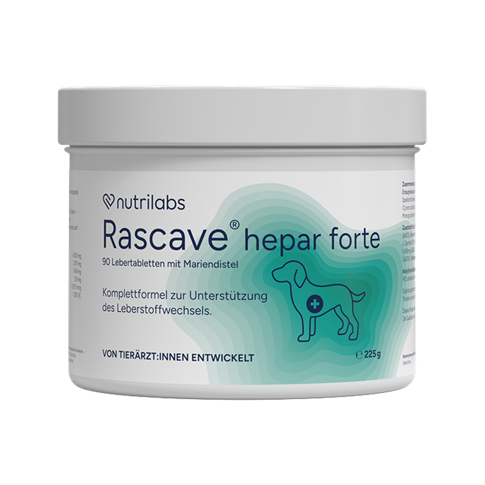 Nutrilabs Rascave hepar für Hunde - Forte - 90 Tabletten Nutrilabs Rascave hepar für Hunde - Forte - 90 Tabletten von Nutrilabs