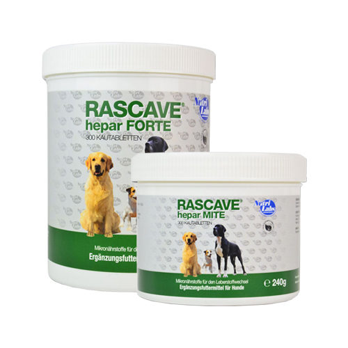 Nutrilabs Rascave hepar für Hunde - Forte - 90 Tabletten von Nutrilabs