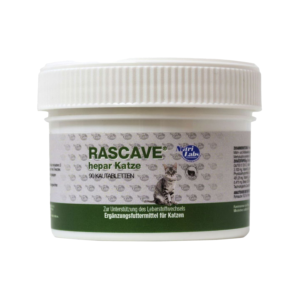 Nutrilabs Rascave hepar für Katzen - 90 Tabletten von Nutrilabs