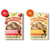Nutriment Frischemenü Rind & Huhn Probierpaket 10x400g von Nutriment