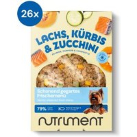 Nutriment Schonend gegartes Frischemenü Lachs, Kürbis & Zucchini 26x400 g von Nutriment