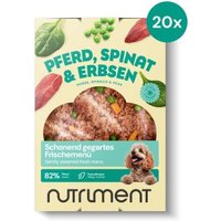 Nutriment Schonend gegartes Frischemenü Pferd, Spinat & Erbsen 20x400 g Nutriment Schonend gegartes Frischemenü Pferd, Spinat & Erbsen 20x400 g von Nutriment