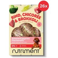 Nutriment Schonend gegartes Frischemenü Rind, Chicorée & Brokkoli 26x400 g Nutriment Schonend gegartes Frischemenü Rind, Chicorée & Brokkoli 26x400 g von Nutriment