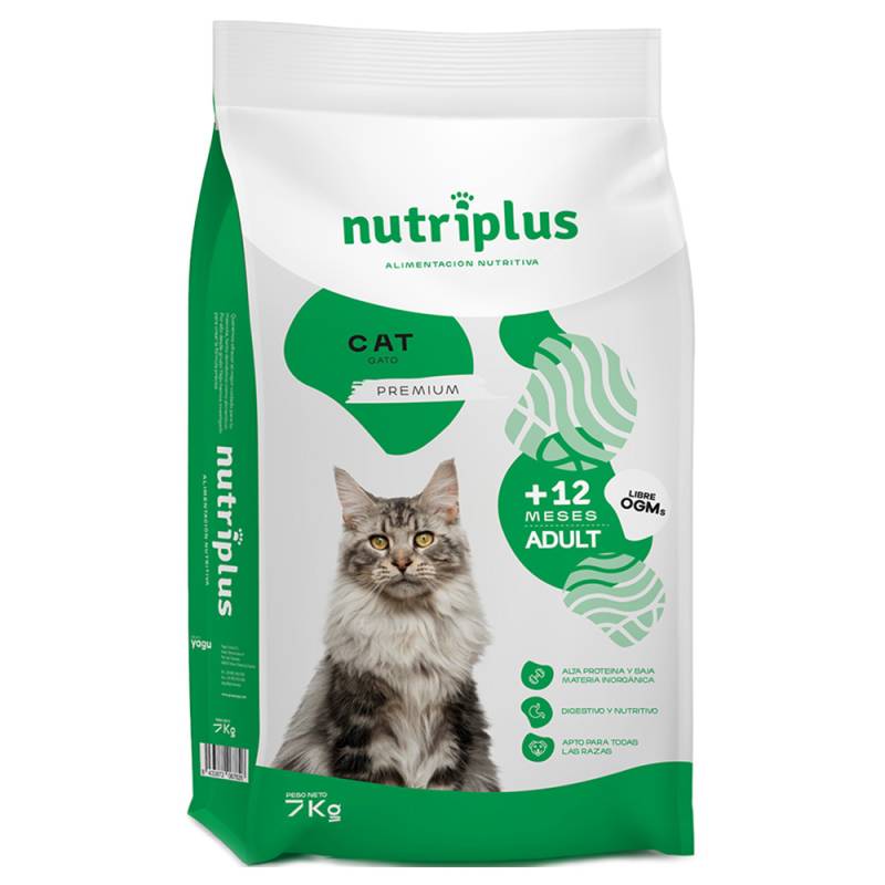 2 kg / 7 kg Nutriplus Cat zum Sonderpreis! - 7 kg Adult von Nutriplus