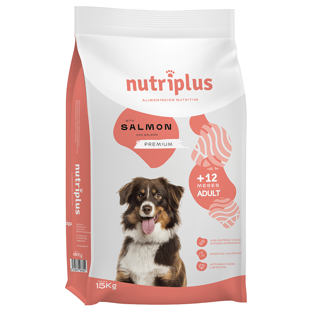 3 kg / 15 kg Nutriplus zum Sonderpreis! - Adult mit Lachs 15 kg 3 kg / 15 kg Nutriplus zum Sonderpreis! - Adult mit Lachs 15 kg von Nutriplus