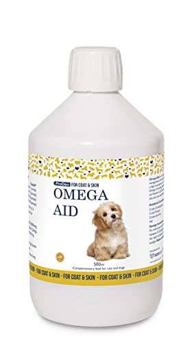 Nutriscience NutriScience OmegaAid Omega 3 Supplement 500 ml, for Dogs and Cats, Skin and Coat Supplement von Nutriscience