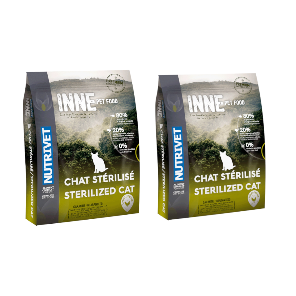 1 + 1 gratis! 2 x 1,5 kg Nutrivet Inne Sterilised - Huhn 1 + 1 gratis! 2 x 1,5 kg Nutrivet Inne Sterilised - Huhn von Nutrivet