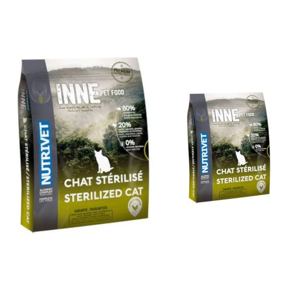 6 kg + 1,5 kg gratis! 7,5 kg Nutrivet Inne Sterilised - Huhn 6 kg + 1,5 kg gratis! 7,5 kg Nutrivet Inne Sterilised - Huhn von Nutrivet