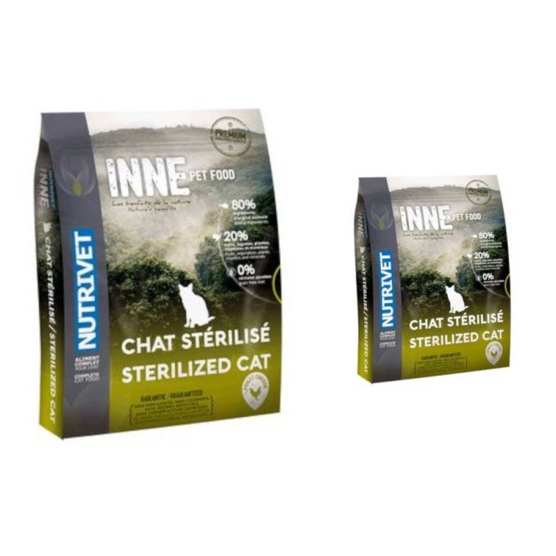 6 kg + 1,5 kg gratis! 7,5 kg Nutrivet Inne Sterilised - Huhn 6 kg + 1,5 kg gratis! 7,5 kg Nutrivet Inne Sterilised - Huhn von Nutrivet