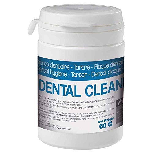 NUTRIVET - Dental Cleaning - Ergänzungsfuttermittel - Hunde & Katzen - Mundhygiene - Glas 60 g von Nutrivet