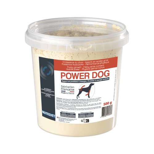 NUTRIVET - Power Dog - Ergänzungsfuttermittel für Hunde - Power Dog - Glas 500 g von Nutrivet