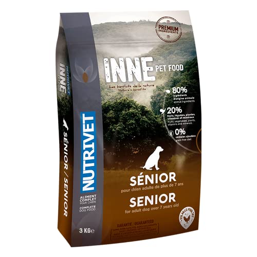 UTRIVET - INNE Hund - Getreidefreies Futter - Senior Hund - Geflügel - 80% Zutaten tierischen Ursprungs - 3 kg von Nutrivet