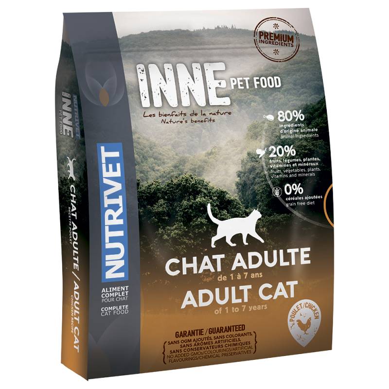 Nutrivet Inne Cat Adult Chicken - Sparpaket: 2 x 6 kg von Nutrivet