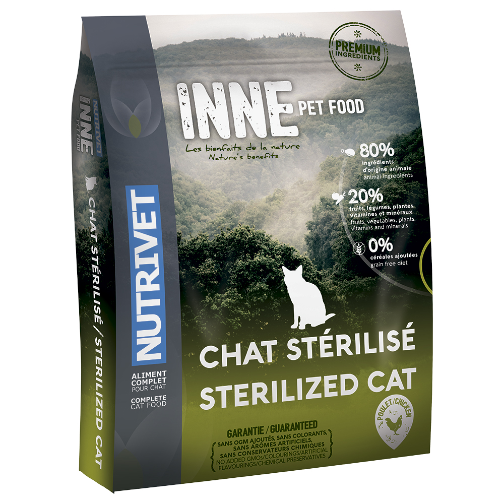 Nutrivet Inne Cat Sterilised - Sparpaket: 2 x 6 kg von Nutrivet