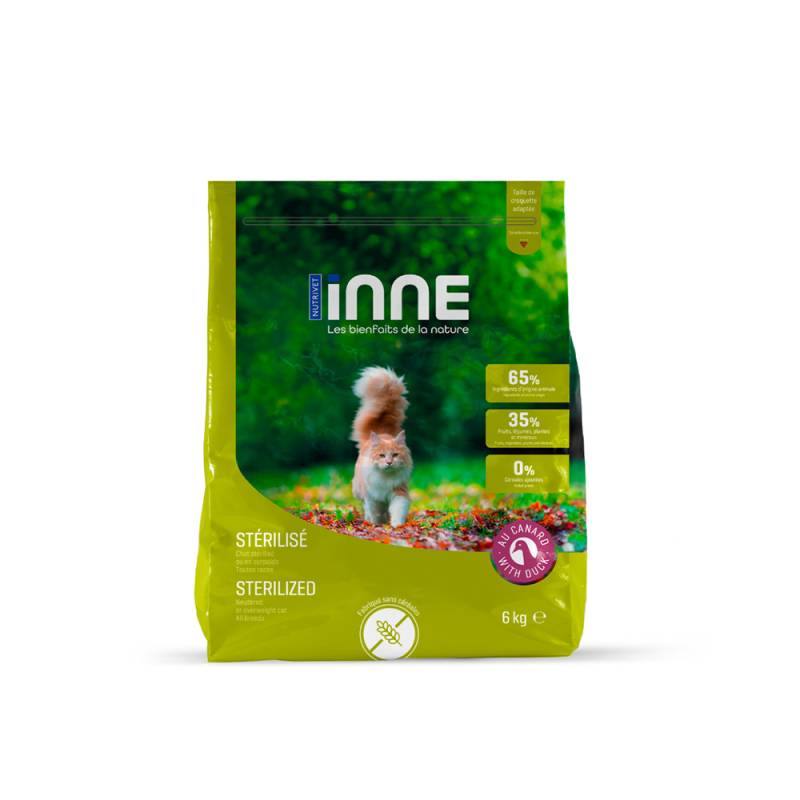 Nutrivet Inne Cat Sterilized Ente - Sparpaket: 2 x 6 kg Nutrivet Inne Cat Sterilized Ente - Sparpaket: 2 x 6 kg von Nutrivet