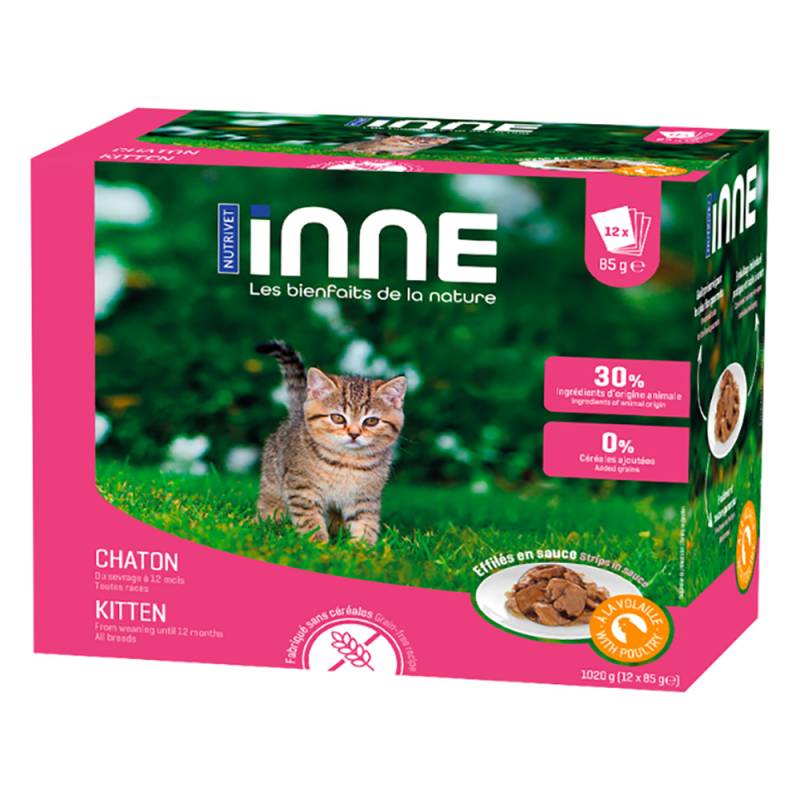 Nutrivet Inne Kitten mit Geflügel - 12 x 85 g von Nutrivet
