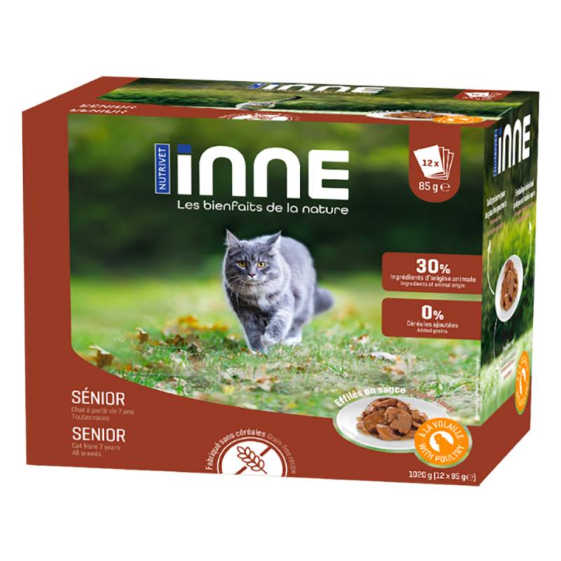 Nutrivet Inne Senior Katze mit Geflügel - Sparpakt: 24 x 85 g von Nutrivet