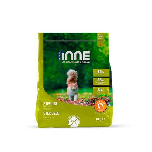 NUTRIVET - INNE Katze - Getreidefreies Futter - Sterilisierte oder übergewichtige Katze - Huhn - 80% Inhaltsstoffe tierischen Ursprungs - 6kg NUTRIVET - INNE Katze - Getreidefreies Futter - Sterilisierte oder übergewichtige Katze - Huhn - 80% Inhaltsstoffe tierischen Ursprungs - 6kg von Nutrivet