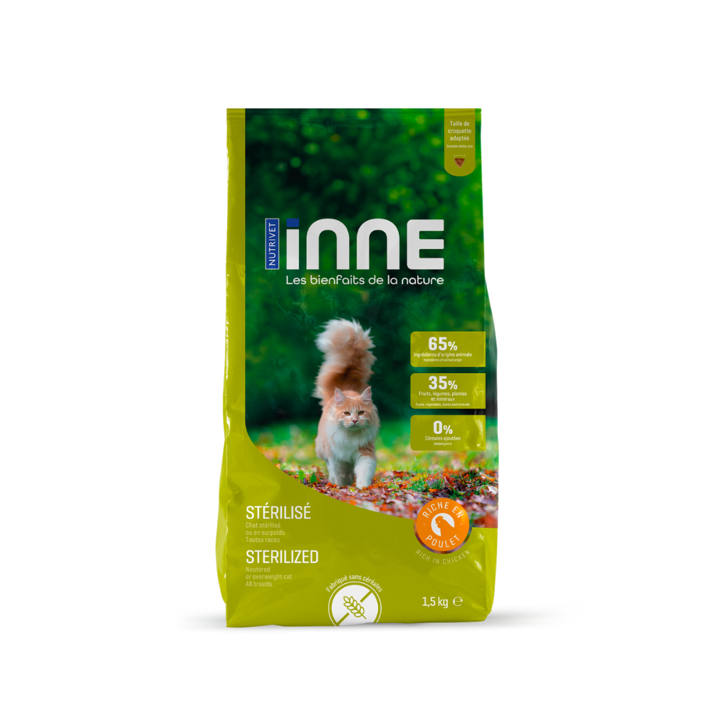Nutrivet Inne Sterilised Cat mit Huhn - 1,5 kg von Nutrivet