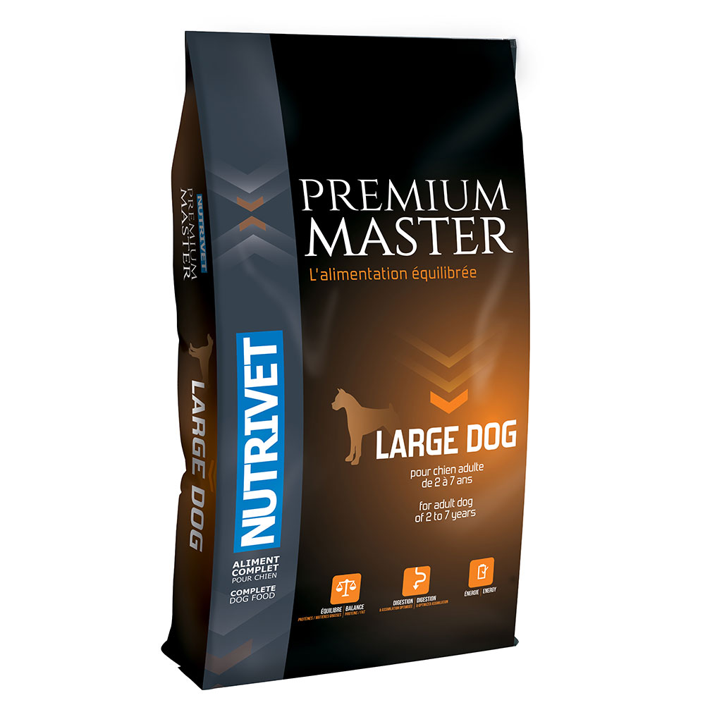Nutrivet Premium Master Large Dog - Sparpaket: 2 x 15 kg Nutrivet Premium Master Large Dog - Sparpaket: 2 x 15 kg von Nutrivet