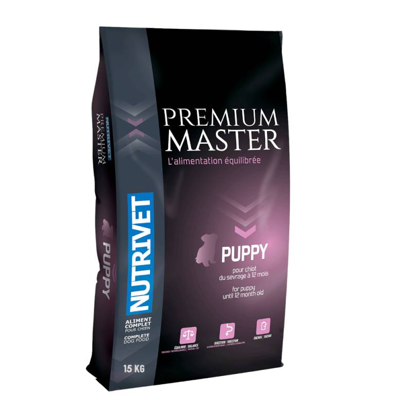 Nutrivet Premium Master Puppy mit Huhn - 15 kg von Nutrivet