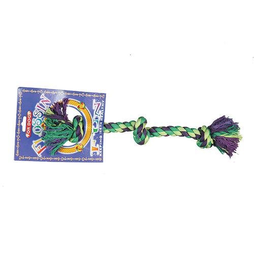 Happy Pet Flossin Fun Hundespielzeug mit 3 Knoten, Seilspielzeug für Hunde, klein Happy Pet Flossin Fun Hundespielzeug mit 3 Knoten, Seilspielzeug für Hunde, klein von Nuts For Knots
