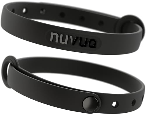 Nuvuq Katzenhalsband, weich, bequem und leicht, Sicherheits-Halsband mit Namensschild, Ring für Outdoor-Katzen und empfindliche Haut, Kätzchen von Nuvuq (15,2 cm bis 25,4 cm, schwarz), 2 Stück von Nuvuq