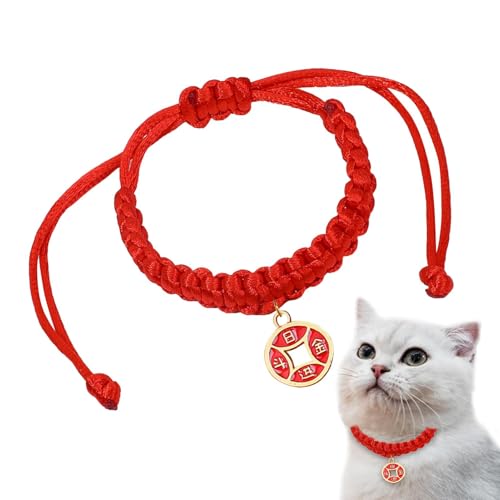 Gewebtes Haustierhalsband - Premium gewebtes Halsband für Hunde und Katzen, verstellbares Haustierhalsband | Weich und atmungsaktiv, bequeme Passform für Haustiere, trendiges und funktionales Gewebtes Haustierhalsband - Premium gewebtes Halsband für Hunde und Katzen, verstellbares Haustierhalsband | Weich und atmungsaktiv, bequeme Passform für Haustiere, trendiges und funktionales von Nuyhadds