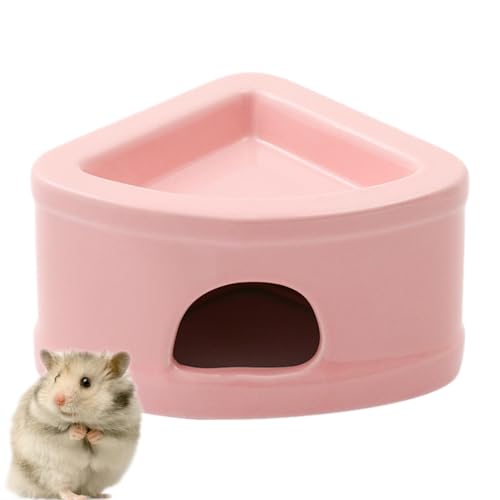 Hamster Hideaway House - Kleines Tiergehäuse, Schlafende Hamsterhöhle | Keramische Hamsterhöhle Kleine Haustier -Versteck, Fütterungsschale Multifunktionales Lebensraumbett Für Lemminge, Rennmäuse, Mä Hamster Hideaway House - Kleines Tiergehäuse, Schlafende Hamsterhöhle | Keramische Hamsterhöhle Kleine Haustier -Versteck, Fütterungsschale Multifunktionales Lebensraumbett Für Lemminge, Rennmäuse, Mä von Nuyhadds