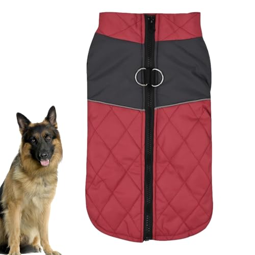 Hunde-Wintermantel – Reflektierende Hundejacke, Warme Winter-Hundekleidung | Reflektierende Wasserdichte Haustierjacken, Warmer Hundemantel Mit Verstellbarem Brustumfang, Schneesichere Haustierkleidun Hunde-Wintermantel – Reflektierende Hundejacke, Warme Winter-Hundekleidung | Reflektierende Wasserdichte Haustierjacken, Warmer Hundemantel Mit Verstellbarem Brustumfang, Schneesichere Haustierkleidun von Nuyhadds