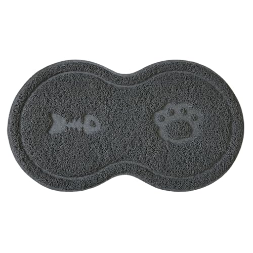 Hundefuttermatten - Wasserdichtes Lebensmittelkissen, Silikon Haustablett | Nicht Slip Spill Fänger Mit Erhöhter Kante, Einfache Saubere Oberflächen Für Schalen, Geschirr, Welpen, Kätzchen, Katzen Hundefuttermatten - Wasserdichtes Lebensmittelkissen, Silikon Haustablett | Nicht Slip Spill Fänger Mit Erhöhter Kante, Einfache Saubere Oberflächen Für Schalen, Geschirr, Welpen, Kätzchen, Katzen von Nuyhadds